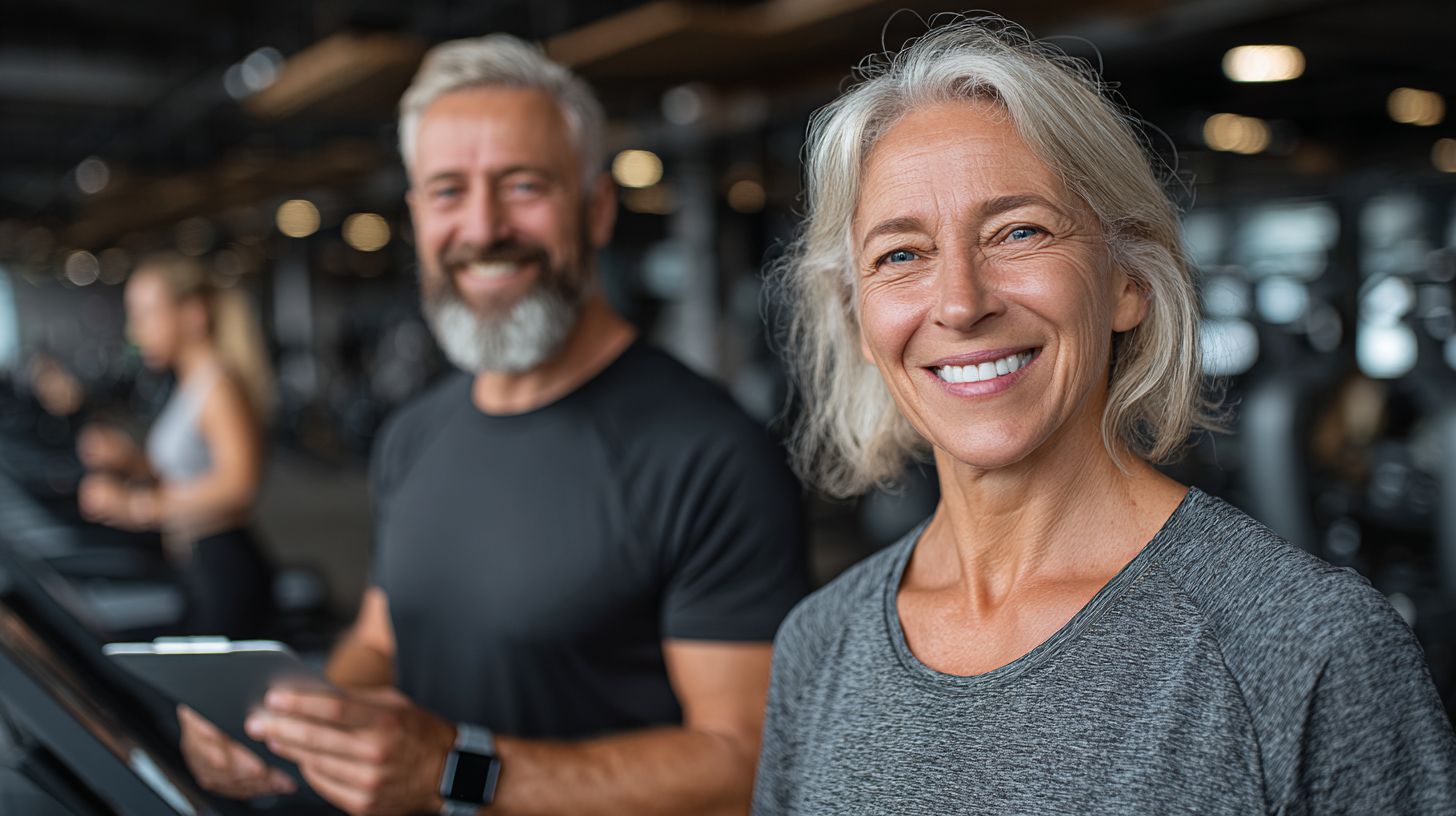 Старші люди успішно використовують цифрові технології для фітнесу та моніторингу здоров'я
